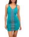 Wave Sleeveless Mini Gown